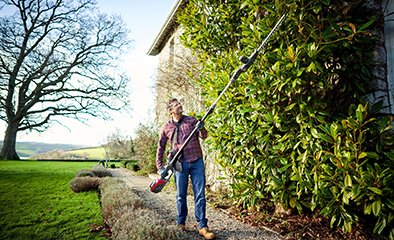 long-reach hedge trimmers